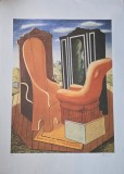 Antonio Bueno - Furniture in the Valley (D apres Giorgio de Chirico), litografie originala