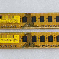 Memorie RAM desktop Zeppelin 2GB DDR3, 1333MHz CL9, Bulk - poze reale