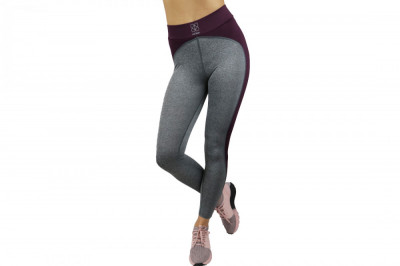 Jambiere GymHero Leggins GREY-HEART gri foto