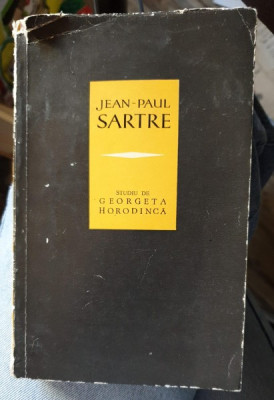 Jean-Paul Sartre - Georgeta Horodinca foto