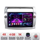 Navigatie Citroen C4 Quad Core A-088 4+64 InCell Display 1K Android Waze USB Navigatie Internet Youtube Radio