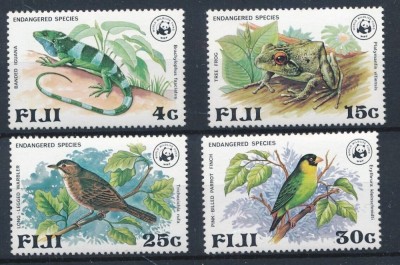 FIJI 1979 WWF FAUNA PROTEJATA foto