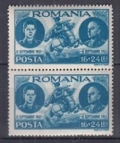 ROMANIA 1943 LP 155 I REGELE MIHAI I - 3 ANI DE DOMNIE PERECHE MNH, Nestampilat
