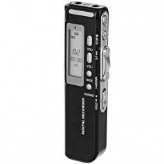 Mini Reportofon Profesional iUni SpyMic REP04, Memorie 8GB, MP3 Player foto