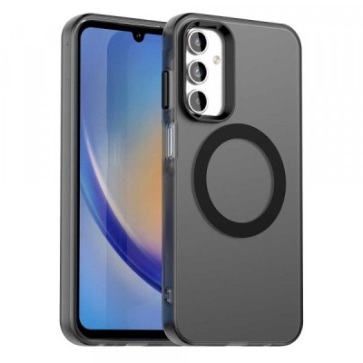 Husa MagSafe pentru Samsung Galaxy A15 5G A156 / A15 A155, Techsuit, CandyCase, Neagra foto