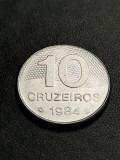 B 11 Moneda 10 Cruzeiros 1984 Brazilia