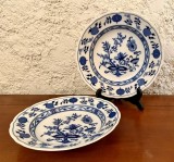 2 FARFURII ADANCI DIN PORTELAN- MARCAJ OSCAR SCHALLER GERMANY D24,5CM