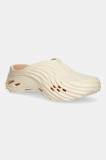 Crocs papuci Echo Wave Clog culoarea bej, 210521