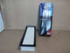 Filtru aer Champion CAF100859P compatibil Citroen Peugeot Suzuki, dimensiuni 314x113x53 mm, cu prefiltrare