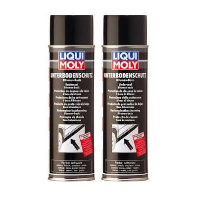 Pachet 2 x Spray Liqui Moly antifon protectie sasiu pe baza de bitum - negru, 500 ml foto