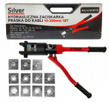 Presa Cleste hidraulic 18T pentru sertizat cabluri 10-300mm (S10775), Silver