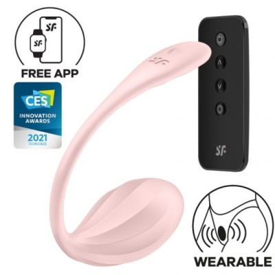 SATISFYER - RIBBED PETAL G POINT REMOTE CONTROL STIMULATOR ROSE FREE APP foto
