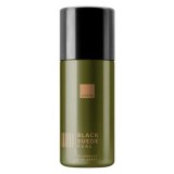 Cumpara ieftin Antiperspirant barbati 150 ml, Avon Black Suede Real, deodorant spray parfumat 24 h, aroma fougere lemnoasa, prospetime si controlul transpiratiei