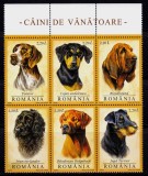 RO 2005 LP 1694 &quot;Caini de vanatoare&quot; , serie bloc cu margine , MNH