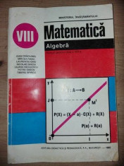 Matematica. Manual pentru clasa a 8-a - Ioan Craciunel, Mircea Fianu foto