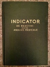 Indicator De Reactivi Pentru Analize Medicale - Al. Theodorescu, Radu Cancer , B106