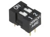 Comutator DIP-SWITCH 2 Secțiuni ON-OFF 24VDC