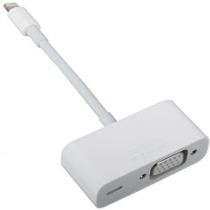 Adaptor video Lightning - VGA - iPhone 6, iPhone 6 Plus, iPhone 5, iPhone 5s, iPhone 5c, iPad 4, iPad Mini 1, iPad Mini 2, iPad Air 1, iPad Air 2, iPo foto