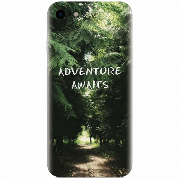 Husa silicon pentru Apple Iphone 5c, Adventure Awaits Forest