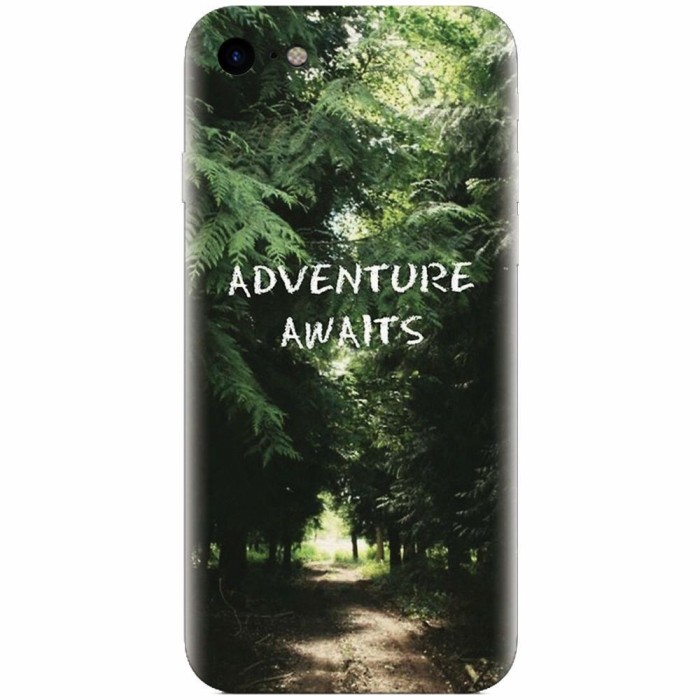 Husa silicon pentru Apple Iphone 6 Plus, Adventure Awaits Forest