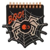 Carnet de notițe cu spirală, Temă Halloween, 50 de foi, 11x8.5 cm, Negru, CMCLASS
