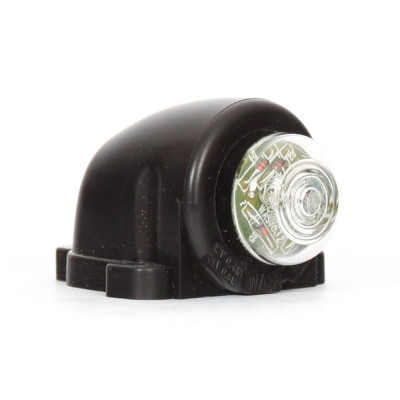 Lampa gabarit Universala, 12/24V, cu LED rosu, omologare ECE, rotunda cu suport de fixare, Stanga/Dreapta, 1 bucata foto