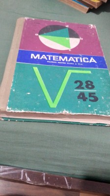 MANUAL MATEMATICA CLASA VI 1970 CARTONA RUSU /HOLLINGER foto