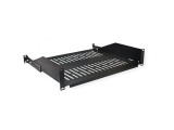 Sertar pentru cabinet 19&quot; 2U 485x400mm max 25kg Negru, Value 26.99.0407