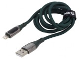 Cablu USB 2.0 Lightning Apple 1m Negru 12W