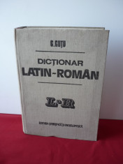 DICTIONAR LATIN-ROMAN (BB) foto