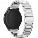 Cumpara ieftin Curea metalica Smartwatch Samsung Galaxy Watch 46mm, Samsung Watch Gear S3, iUni 22 mm Otel Inoxidabil, Silver