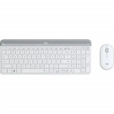 Cumpara ieftin Kit wireless tastatura si mouse Logitech MK470, USB, Layout US INT (Alb)