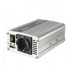 Invertor tensiune, Sal SAI 60USB, 12V DC/220V AC, 600 W, USB, carcasa metal Mania Tools foto