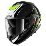 Casca flip-up Shark Oxo Rydger negru/verde/alb marime S