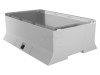 ITALTRONIC Carcasă Sina DIN ABS Gri 9 Module 9M Modulbox XT PLC Panou Transparent