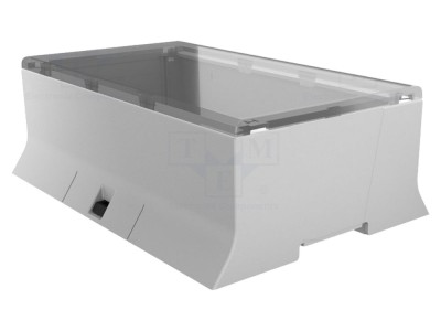 Carcasă DIN ABS gri 9 module foto