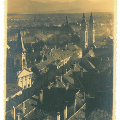 2701 - SIBIU, Panorama, Romania - old postcard, real PHOTO - unused - 1937