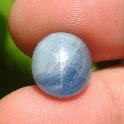 ~&amp;gt;SAFIR NATURAL ALBASTRU mare NETRATAT-Certificat Autenticitate 11,15 ct. ! foto