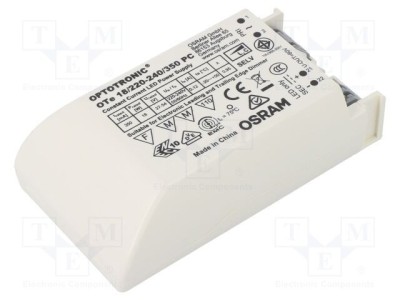 Alimentator LED 19W 27-54V DC 350mA pulsatoriu ams OSRAM foto