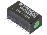 Convertor DC/DC 3W 9-18V la 24V 125mA SIP8 TEC 3-1215