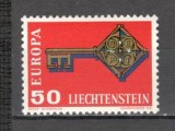 Liechtenstein.1968 EUROPA SL.33, Nestampilat