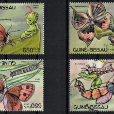 GUINEEA-BISSAU 2012 - Fluturi /serie completa MNH