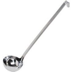 Polonic inox de 120 ml, pentru oale