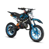 Mini Cross XTR 701, 50cc, 2 timpi, pornire sfoara, roti 10 inch, culoare negru/a... Cod Produs: MX_NEW XTR-701PS1-3
