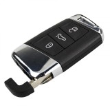 Carcasa cheie VW SmartKey cu lamela de urgenta, compatibila Passat B8, Arteon, Golf