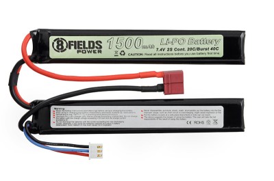 Acumulator Li-Po 7.4V/1500mAh 20/40C Deans 8Fields foto