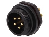 Soclu SP21 Tată 5 PIN IP68 10A 500V Terminal cu Șurub
