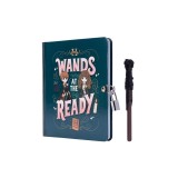 Harry Potter: Wands at the Ready Lock &amp; Key Diary