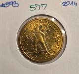 577 Polonia Poland 2 Zlotys Polish Olympic Team Sochi 2014 KM#893, excelenta