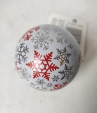 Decorațiune Crăciun, glob metalic casetă 2